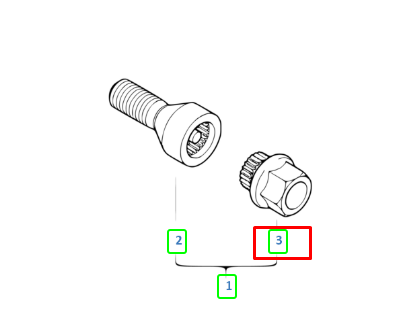 new bmw 1 e87 wheel bolt adapter 36136765547 6765547 original