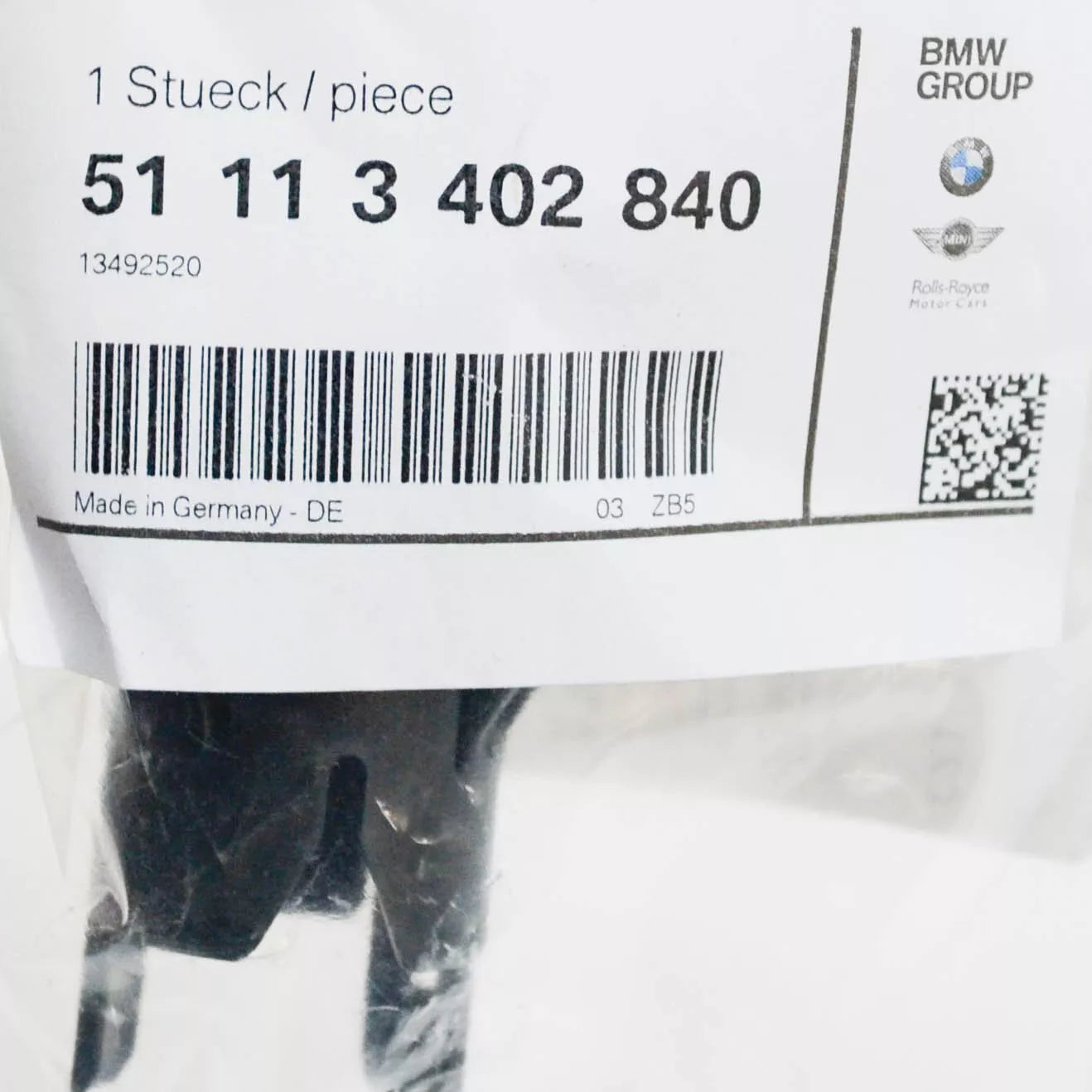 NEW BMW X3 E83 REAR RIGHT PARKING AID REVERSE SENSOR HOUSING 51113402840