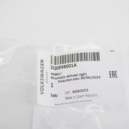 NEW VOLKSWAGEN GOLF 5G MK7 DEFROSTER FLAP LEVER 5Q0898001A ORIGINAL