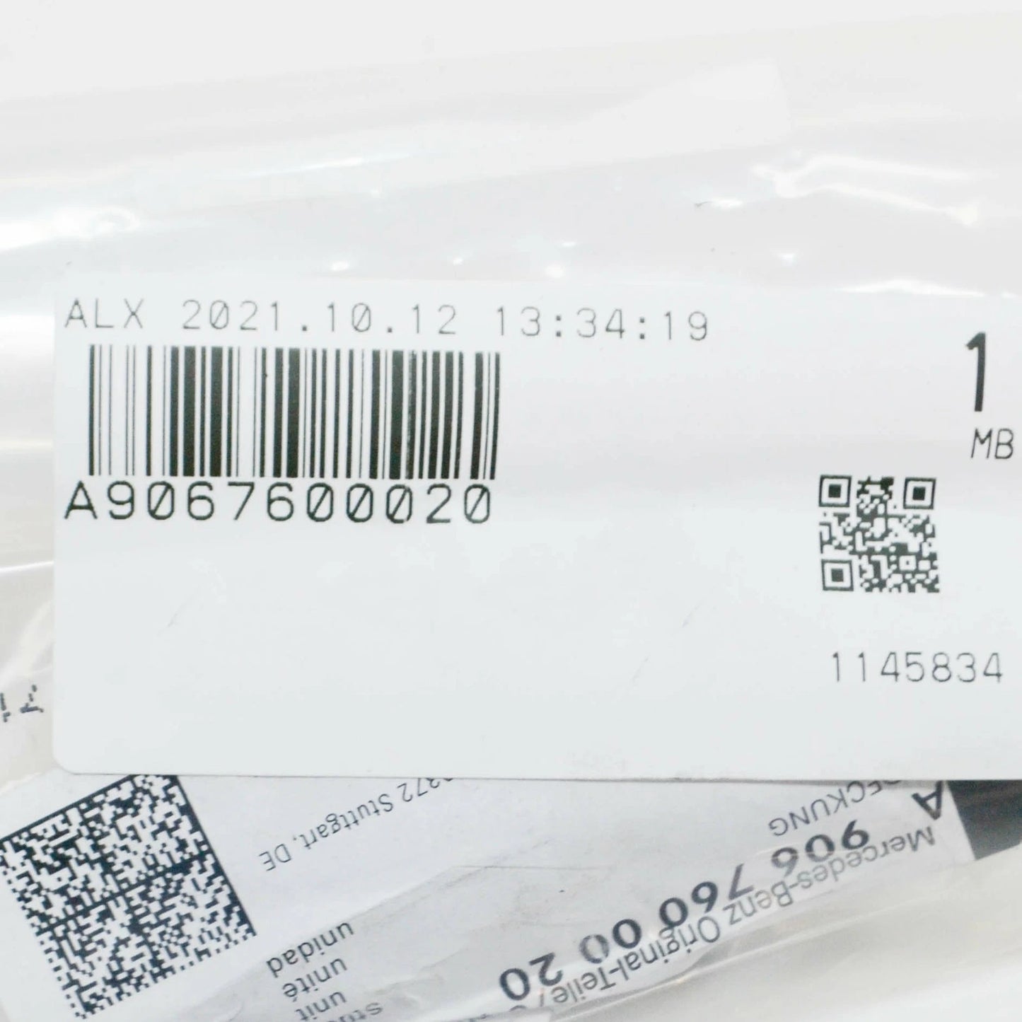 NEW MERCEDES-BENZ SPRINTER 906 REAR PANEL DOOR HANDLE COVER A9067600020 ORIGINAL