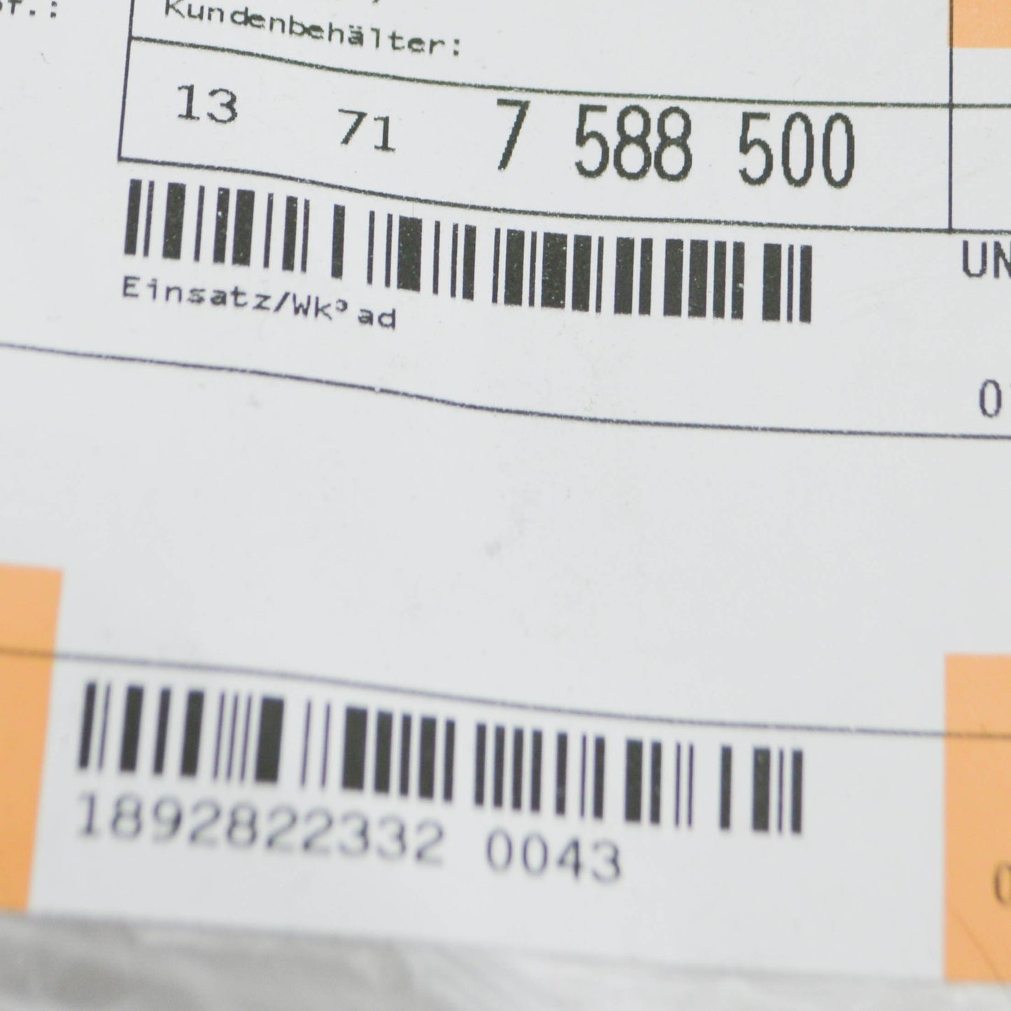 new bmw 7 f01 engine sound protection cap insert 13717588500 original