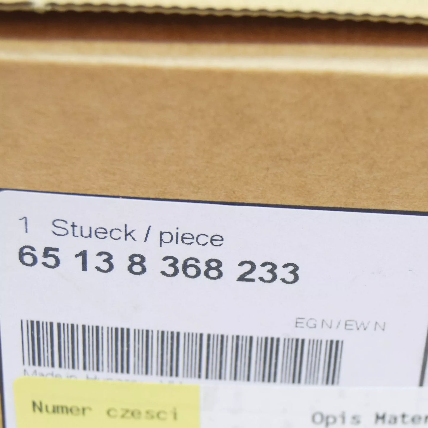 NEW BMW 3 E46 FRONT DOOR LOUDSPEAKER 8368233 65138368233 ORIGINAL