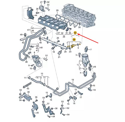 NEW AUDI RS3 8V FUEL INJECTION VALVE 07K906031L ORIGINAL
