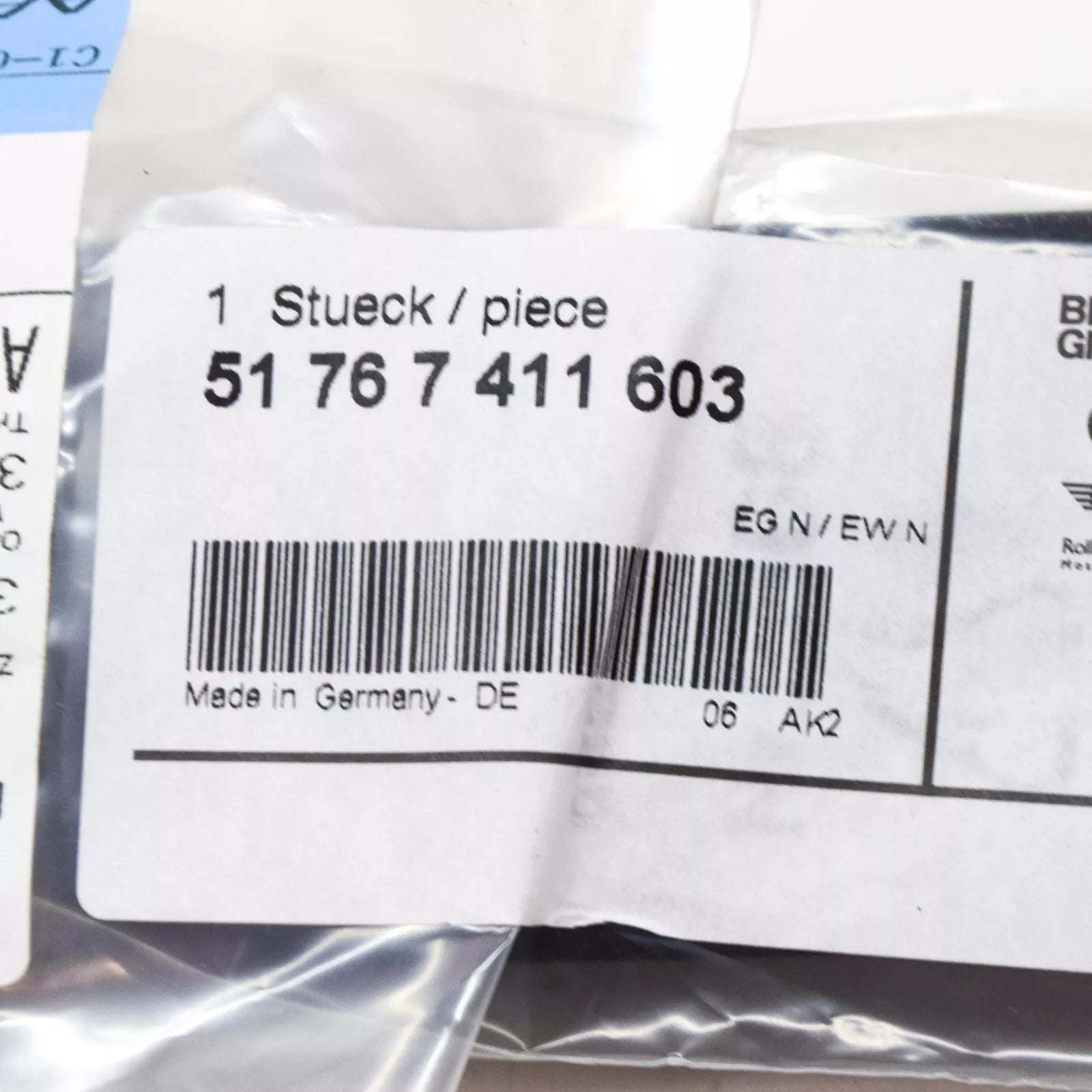 NEW BMW 2 ACTIVE TOURER F46 LEFT HEADLIGHT AND HOOD GASKET 51767411603 ORIGINAL