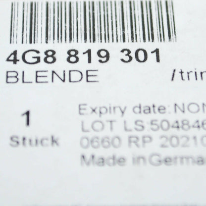 NEW AUDI A7 SPORTBACK 4G REAR LEFT QUARTER PANEL VENT TRIM 4G8819301 ORIGINAL