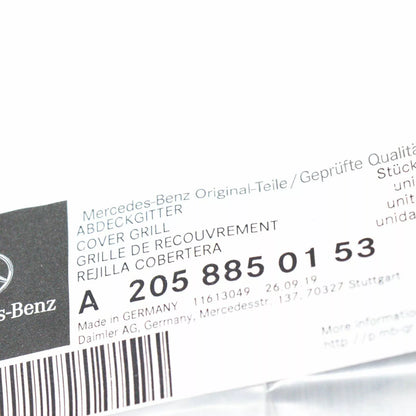 NEW MERCEDES-BENZ C W205 REAR BUMPER RIGHT COVER GRILLE A2058850153 ORIGINAL