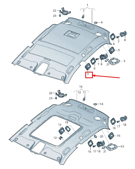 NEW AUDI E-TRON GEN LEFT SUSPENSION LUG TRIM 4M8861303A4PK
