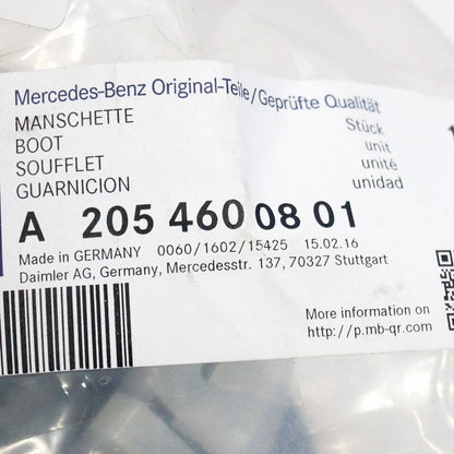 NEW MERCEDES-BENZ C-CLASS W205 STEERING WHEEL COLUMN RUBBER A2054600801 ORIGINAL