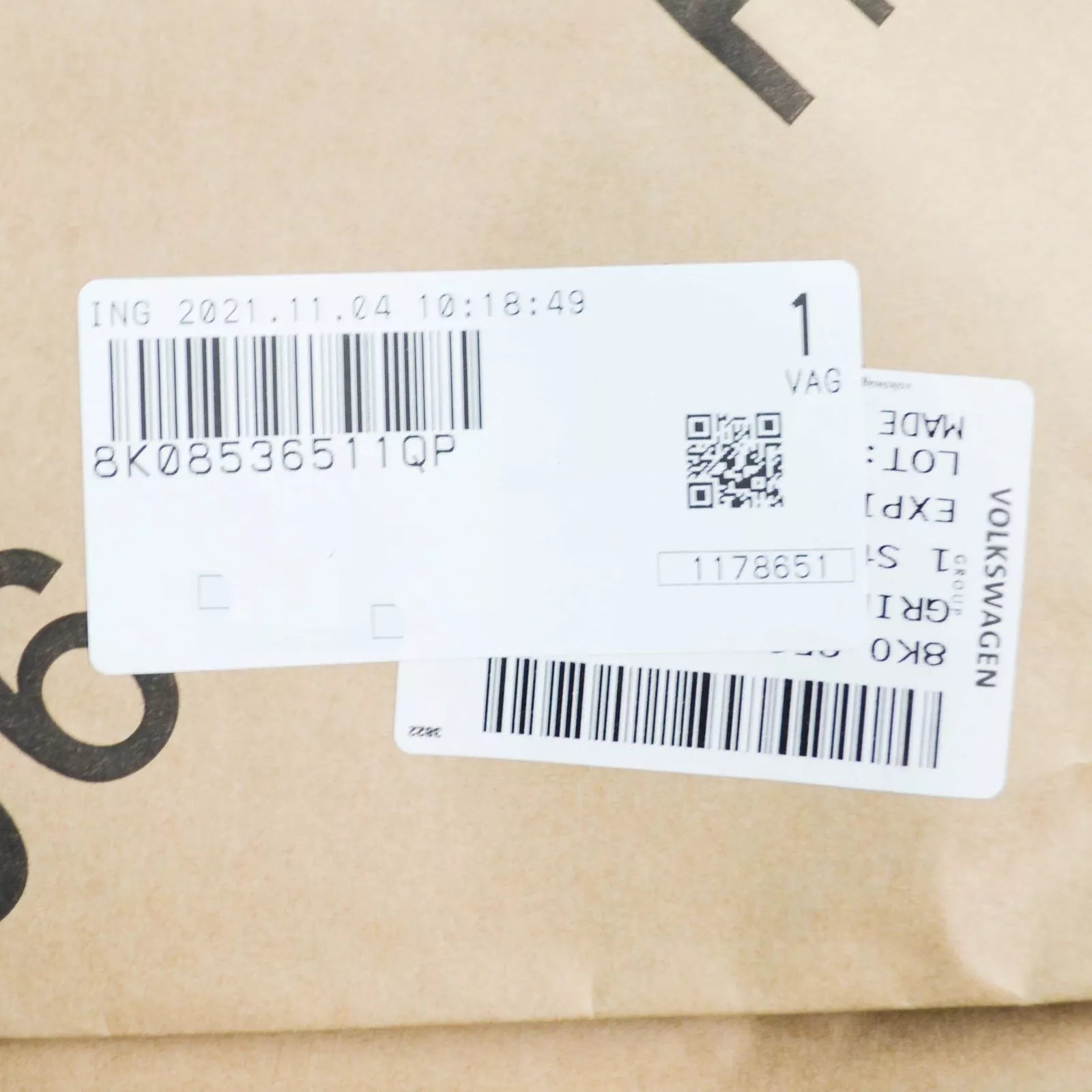 NEW AUDI A4 B8 FRONT BUMPER RADIATOR GRILLE 8K08536511QP