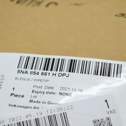 NEW VW TIGUAN AD FRONT BUMPER LEFT VENT GRILLE TRIM 5NA854661HDPJ