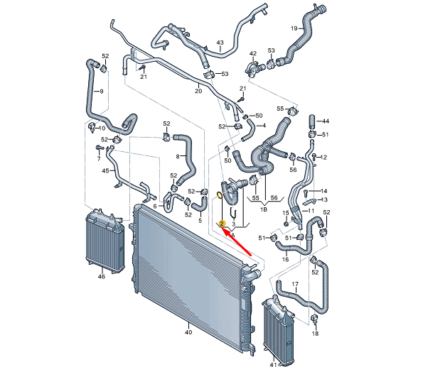 new cupra formentor coolant pipe o-ring wht009138 original