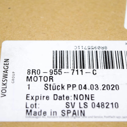 NEW AUDI Q5 8R REAR WIPER MOTOR 8R0955711C ORIGINAL