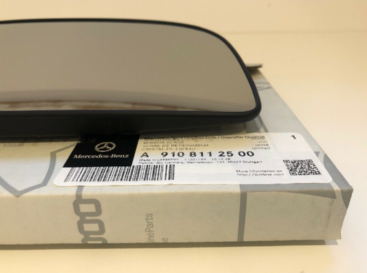 NEW MB SPRINTER W907 FRONT LEFT DOOR MIRROR UPPER GLASS A9108112500 ORIGINAL