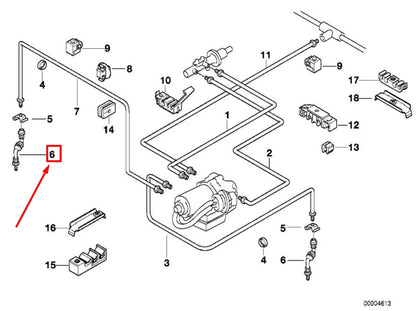 NEW BMW Z3 COUPE E36 FRONT BRAKE PIPE 2227381 34322227381 ORIGINAL