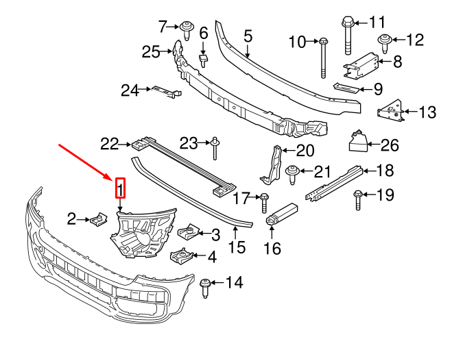 new mini countryman f60 front right headlight bracket mount 51117390508 original