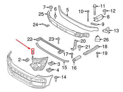 new mini countryman f60 front right headlight bracket mount 51117390508 original