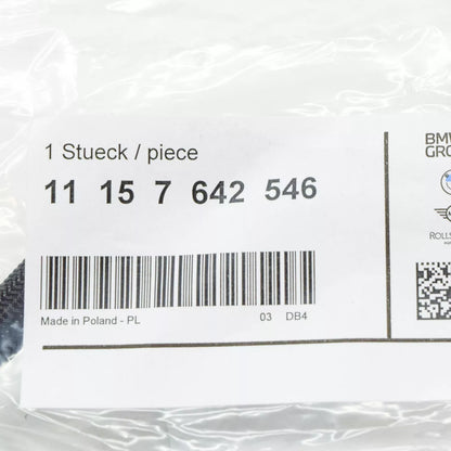 NEW BMW 7 G11 CRANKCASE VENTILATION VENT PIPE 11157642546 7642546 ORIGINAL