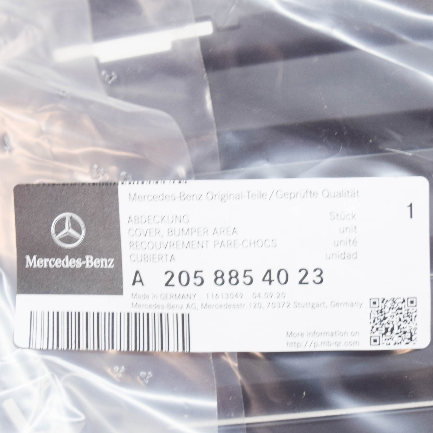 NEW MERCEDES-BENZ C-CLASS W205 FRONT BUMPER LEFT GRILLE A2058854023 2016