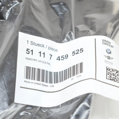 NEW BMW X4 G02 FRONT BUMPER LEFT AIR INLET COVER 51117459525 ORIGINAL