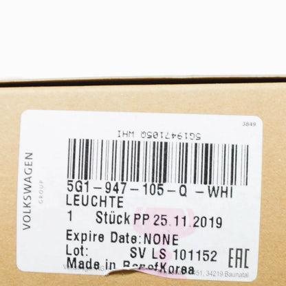 NEW VW GOLF MK7 INTERIOR AND READING LIGHT 5G1947105QWHI