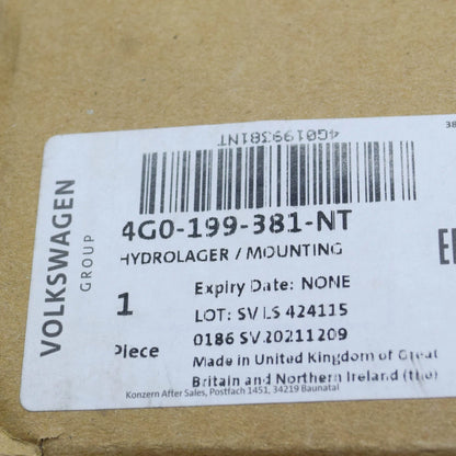 NEW AUDI A6 C7 RIGHT SIDE HYDRO ENGINE MOUNTING 4G0199381NT ORIGINAL