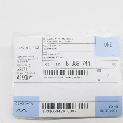 NEW BMW 5 E39 BULB SOCKET 63128389744 8389744