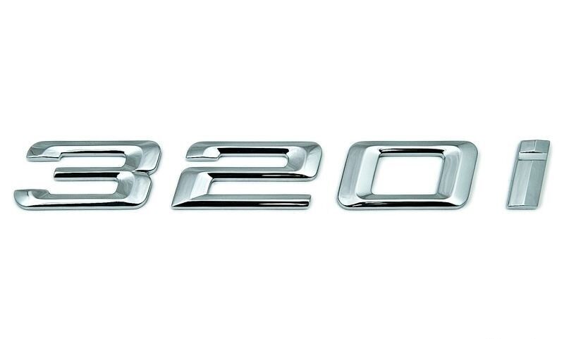 new bmw e90 trunk lid chrome 320i emblem badge logo sign 7157555 51147157555