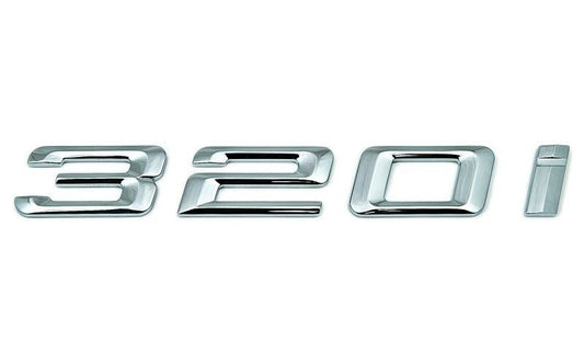 new bmw e90 trunk lid chrome 320i emblem badge logo sign 7157555 51147157555