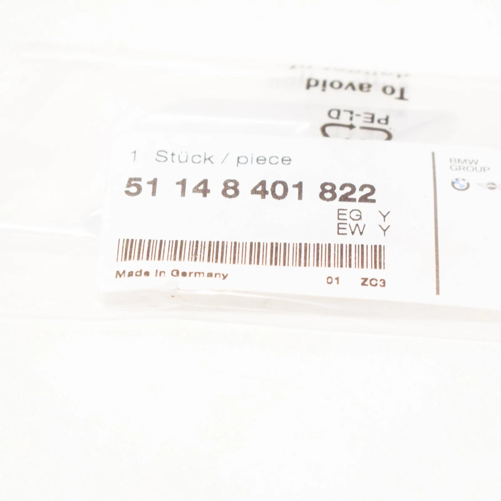 NEW BMW Z3 E36 COUPE REAR TRUNK BOOT LID EMBLEM BADGE 51148401822 ORIGINAL