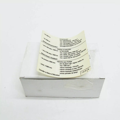 NEW BMW E39 E46 E60 E61N RUN IN INSTRUCTION BADGE EMBLEM 2122135 71212122135