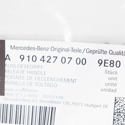 Genuine Mb Sprinter 910 Parking Brake Release Handle Cover A91042707009E80 Original