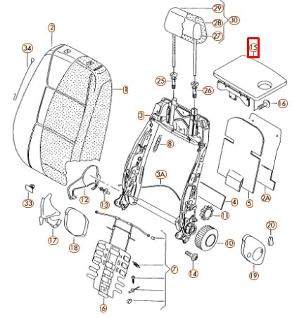 NEW VOLKSWAGEN GOLF MK5 PLUS INTERIOR FOLDING TABLE 1T0881861E82V