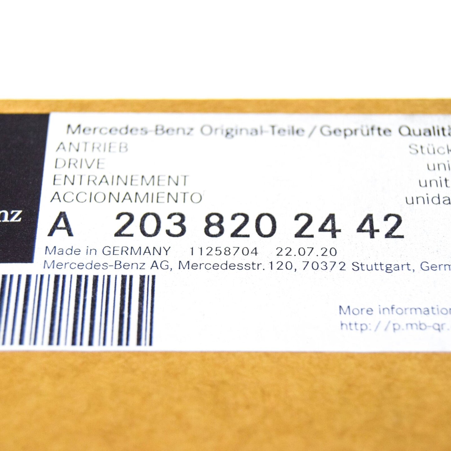 NEW MERCEDES BENZ ML W163 ELECTRIC MIRROR ADJUSTMENT MOTOR A2038202442 ORIGINAL