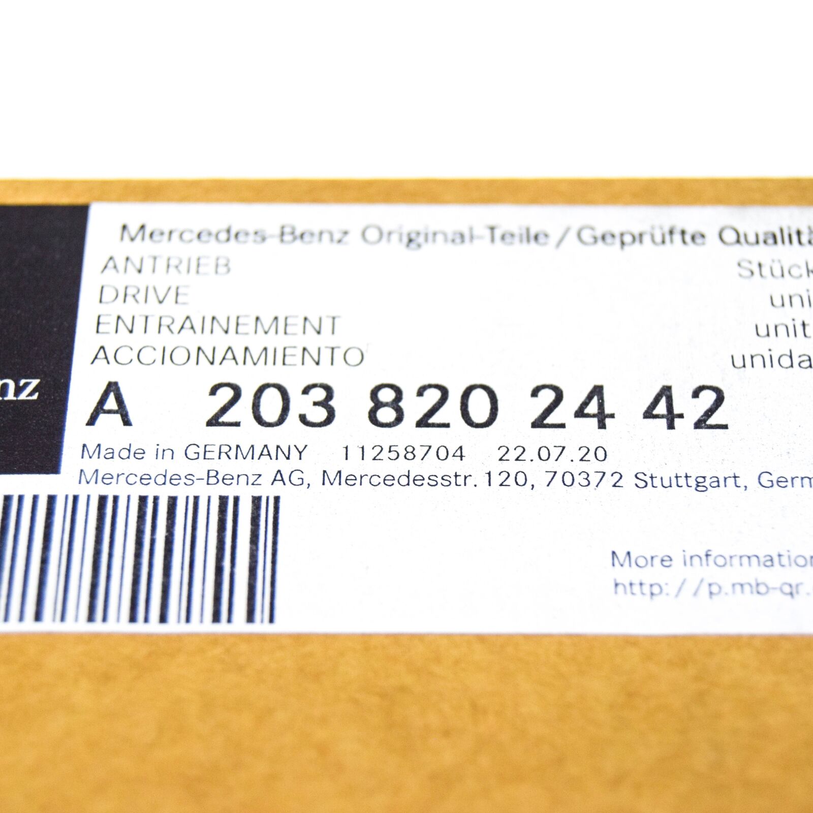 NEW MERCEDES BENZ ML W163 ELECTRIC MIRROR ADJUSTMENT MOTOR A2038202442 ORIGINAL