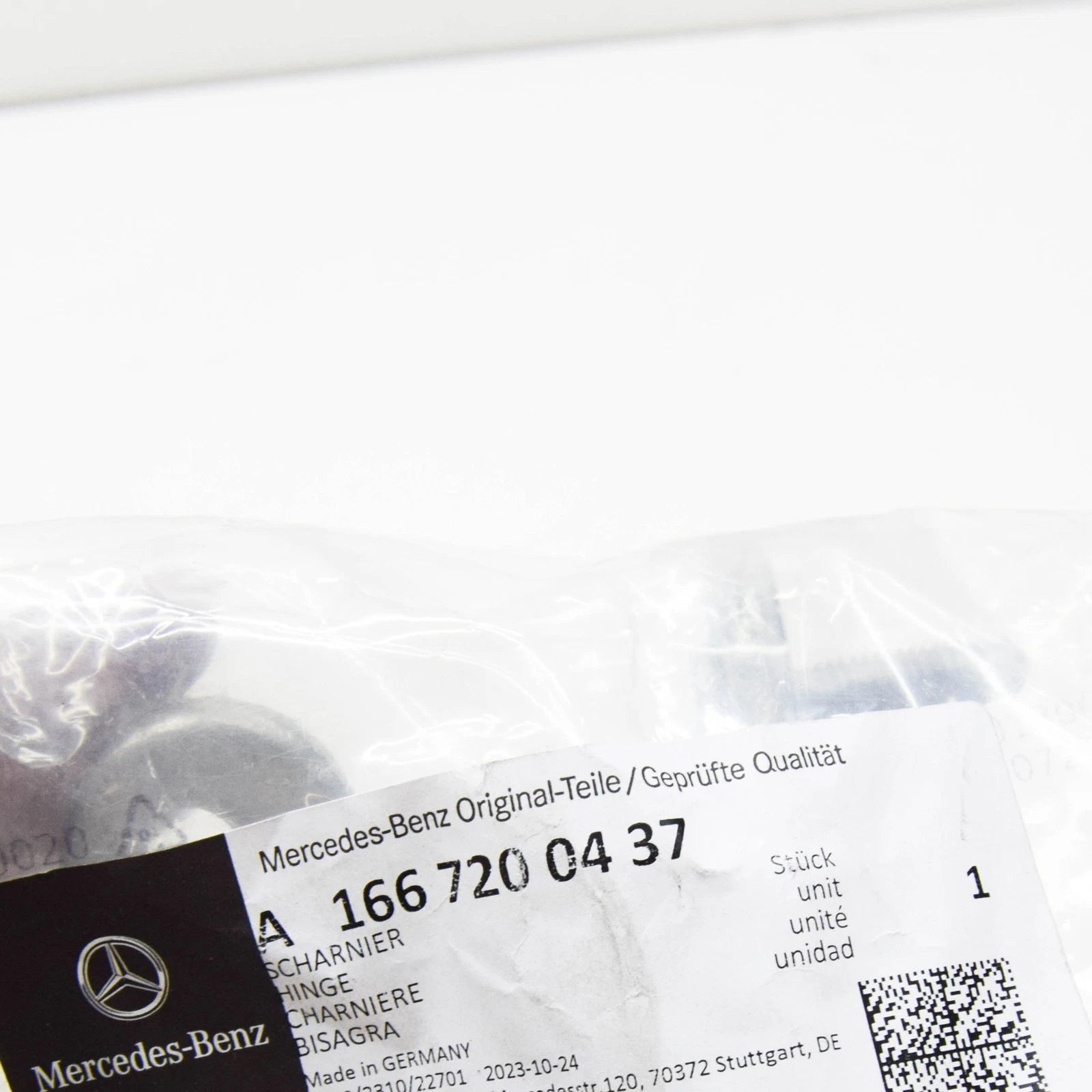 NEW MERCEDES-BENZ GLE W166 FRONT RIGHT LOWER DOOR HINGE A1667200437 ORIGINAL