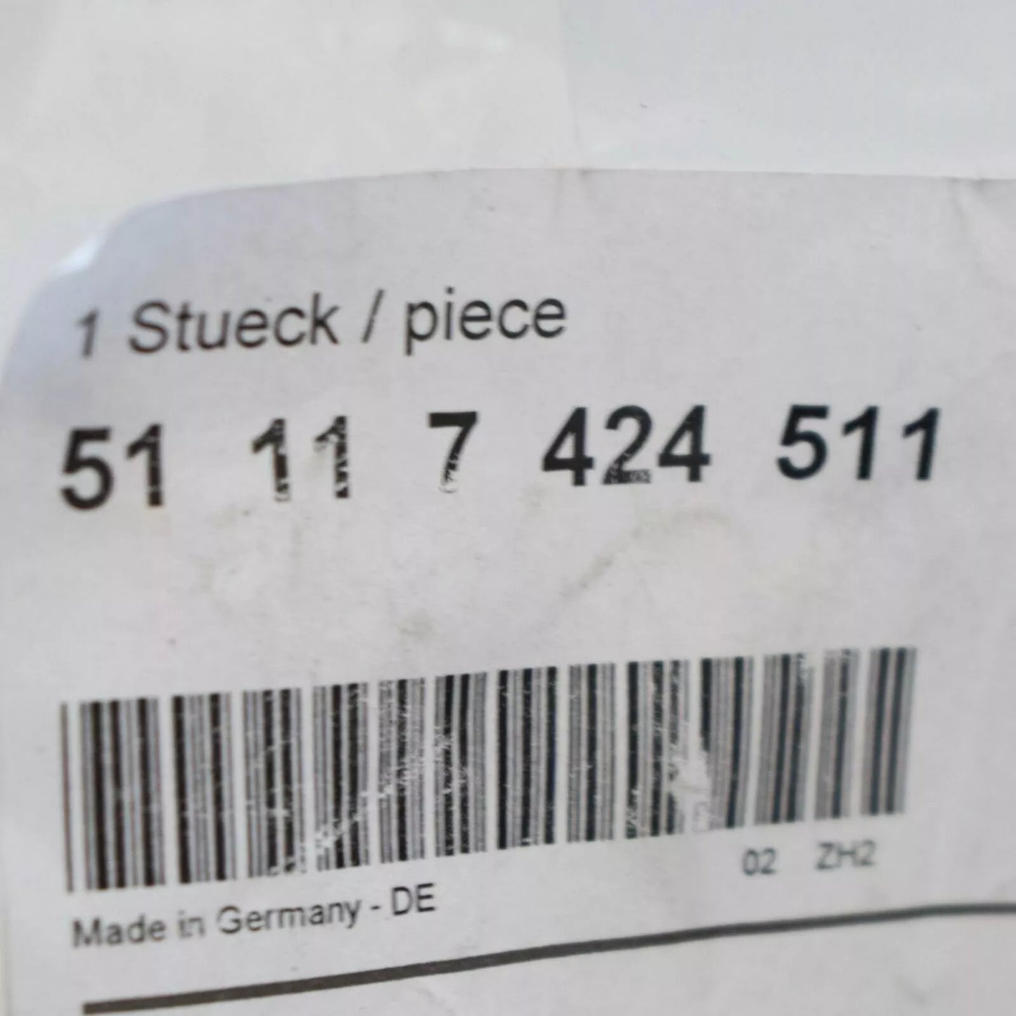 NEW BMW X2 F39 FRONT BUMPER SUPPORT BRACKET HOLDER 51117424511 7424511 ORIGINAL