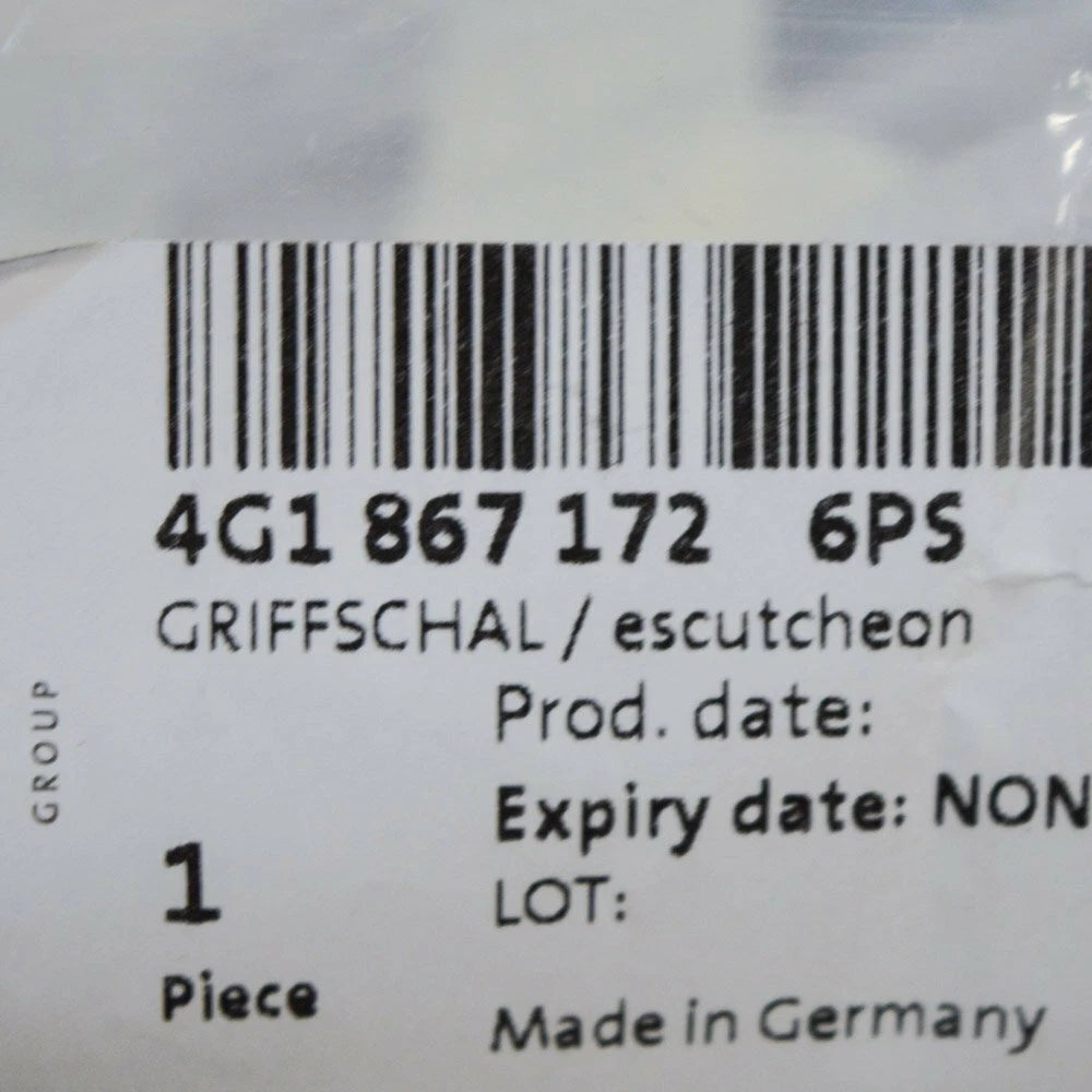 NEW AUDI A6 C7 FRONT RIGHT DOOR ARMREST LHD 4G18671726PS ORIGINAL