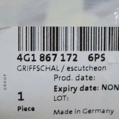 NEW AUDI A6 C7 FRONT RIGHT DOOR ARMREST LHD 4G18671726PS ORIGINAL