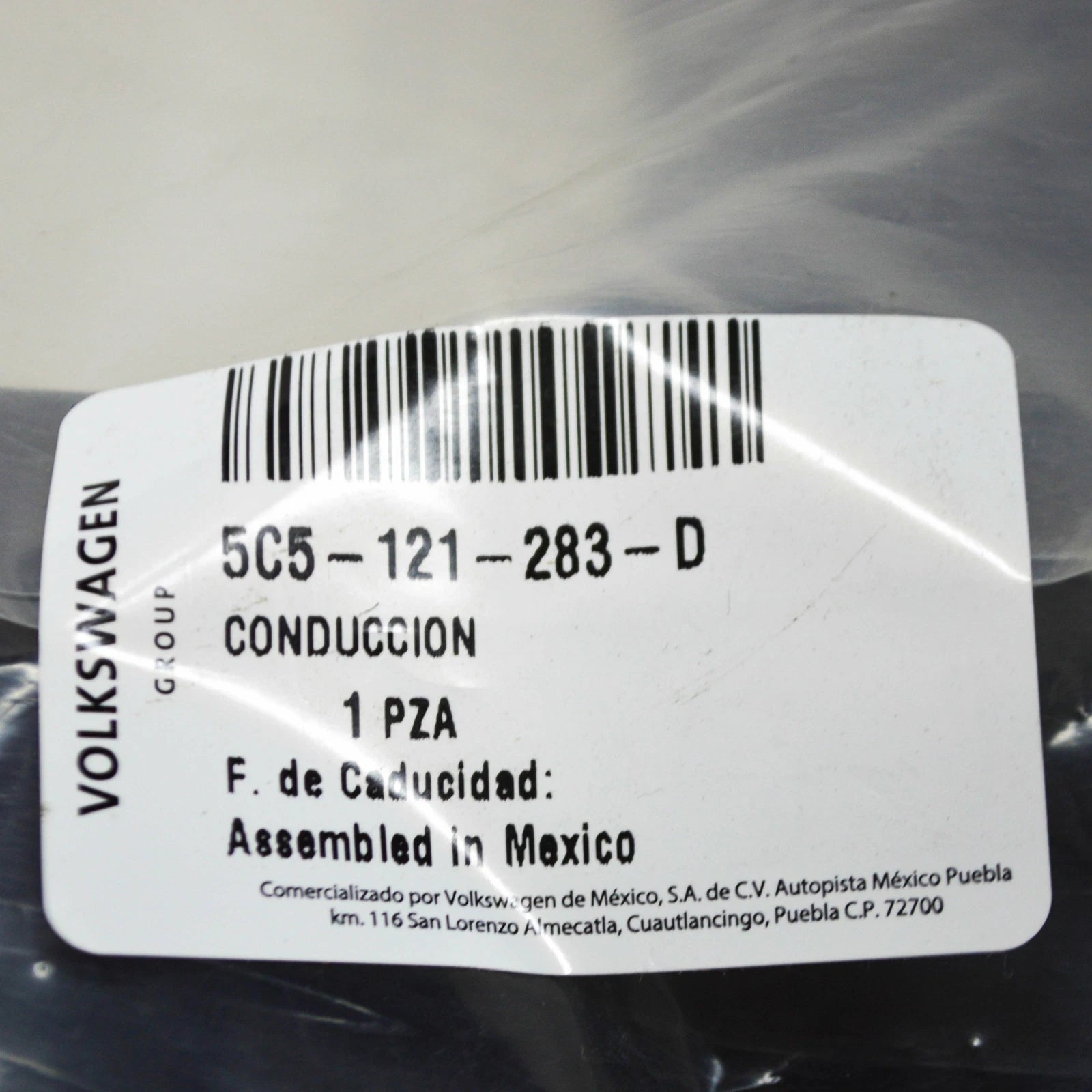 NEW VOLKSWAGEN BEETLE A5 FRONT LEFT RADIATOR SUPPORT AIR DUCT 5C5121283D