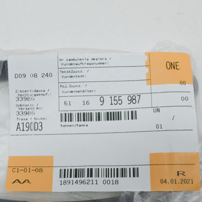 new bmw 5 e60 cic idrive controller switch frame bracket 51169155987 original