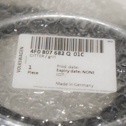 NEW AUDI A6 C6 RIGHT FOG LIGHT GRILLE 4F0807682Q01C 2010 ORIGINAL