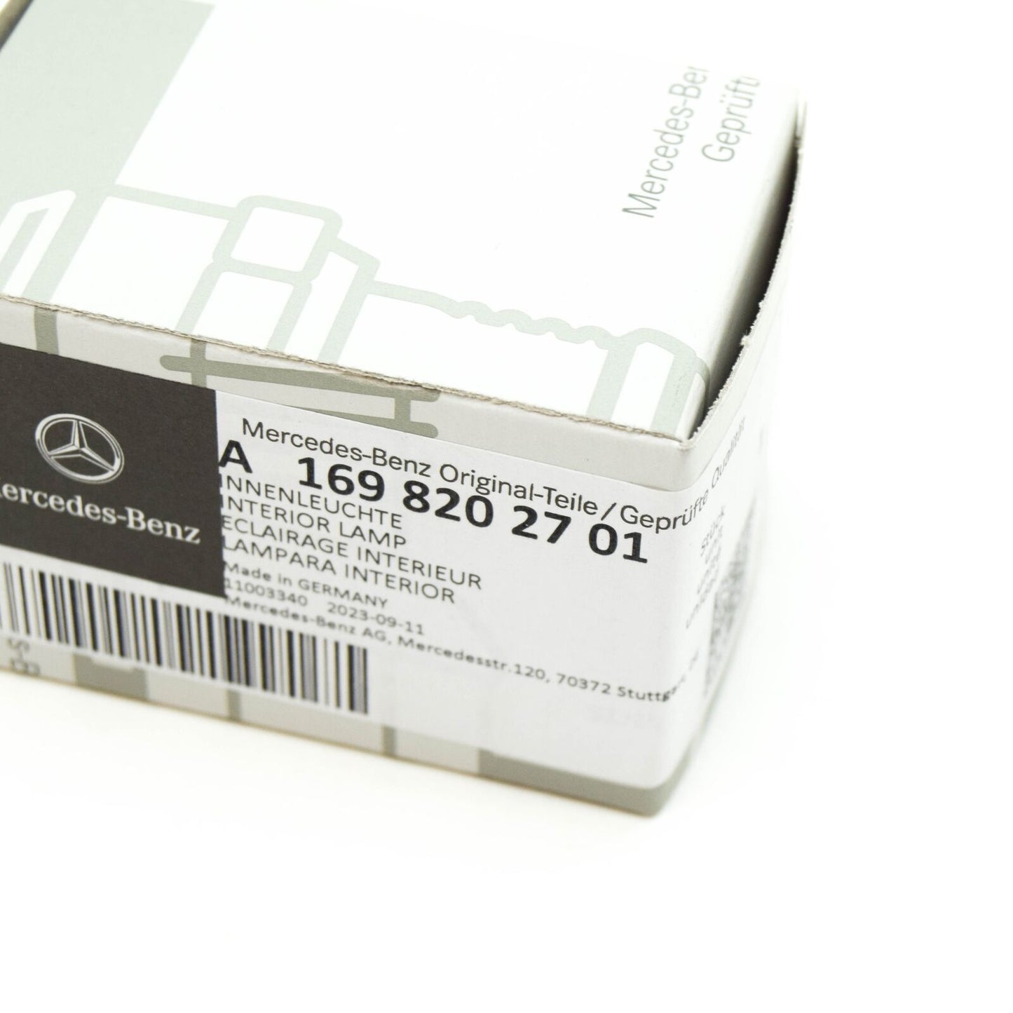 NEW MERCEDES-BENZ A W169 DOOR PANEL LIGHTING A1698202701 ORIGINAL