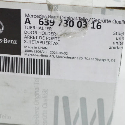 NEW MB VITO REAR DOOR SIDE PANEL RAIL BOTTOM RIGHT CHECK A6397300316 ORIGINAL