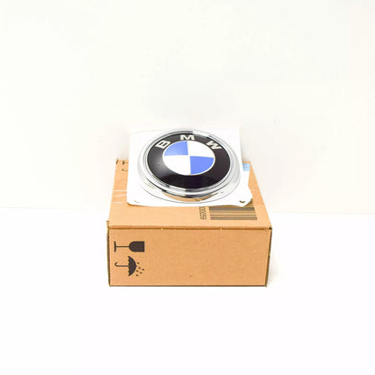 NEW BMW X5 E70 REAR TRUNK BOOT LID CHROME EMBLEM BADGE 51147157696 ORIGINAL