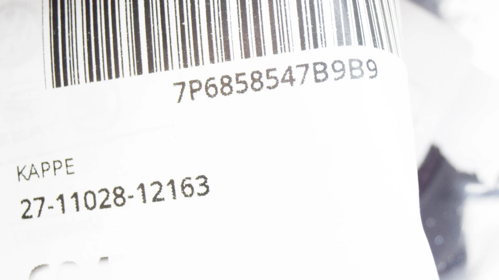 NEW VW TOUAREG 7P MK2 INTERIOR MIRROR TRIM 7P6858547B9B9 ORIGINAL