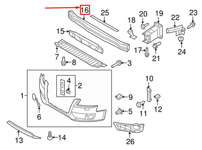 NEW AUDI A5 SPORTBACK 8T FRONT BUMPER IMPACT BAR 8K0807113G ORIGINAL