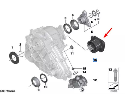 NEW BMW X5 F15 GEARBOX MOUNT 3.0D 22316864675 6864675 ORIGINAL