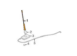 NEW BMW 3 CABRIO E46 RADIO ANTENNA 65206902689 6902689 ORIGINAL