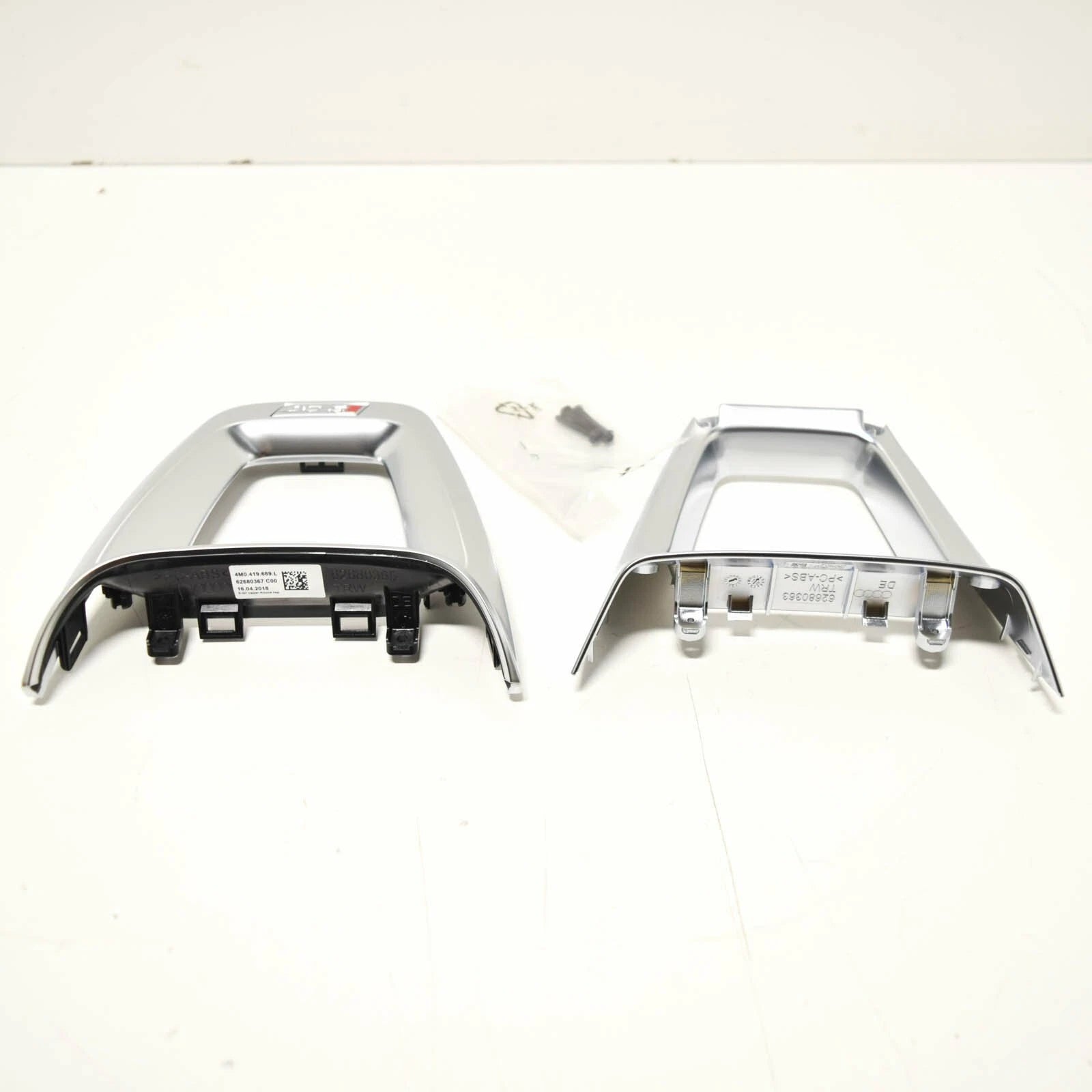 NEW AUDI Q7 4M STEERING WHEEL COVER S-LINE 4M0419659C3Q7 ORIGINAL