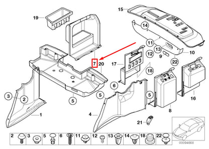 NEW BMW 5 E39 RIGHT TRUNK TRIM PANEL 8159478 51478159478 ORIGINAL